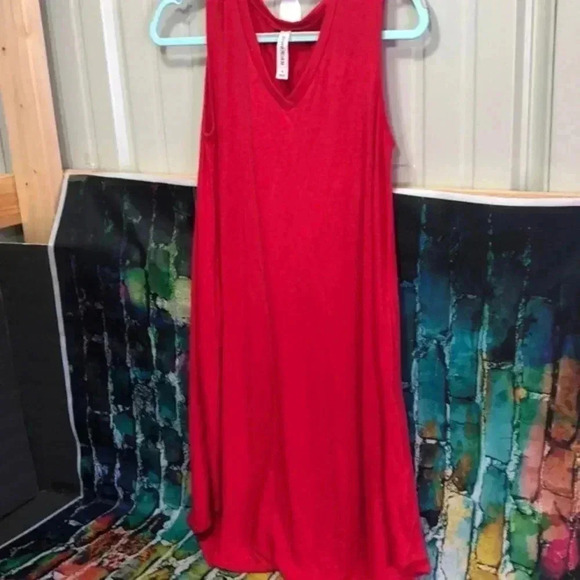 Zenana premium sundress‎ sleeveless oversized size small - Picture 1 of 6